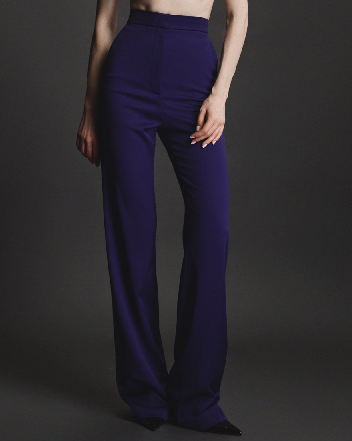 Amara Pants in Deep Violet