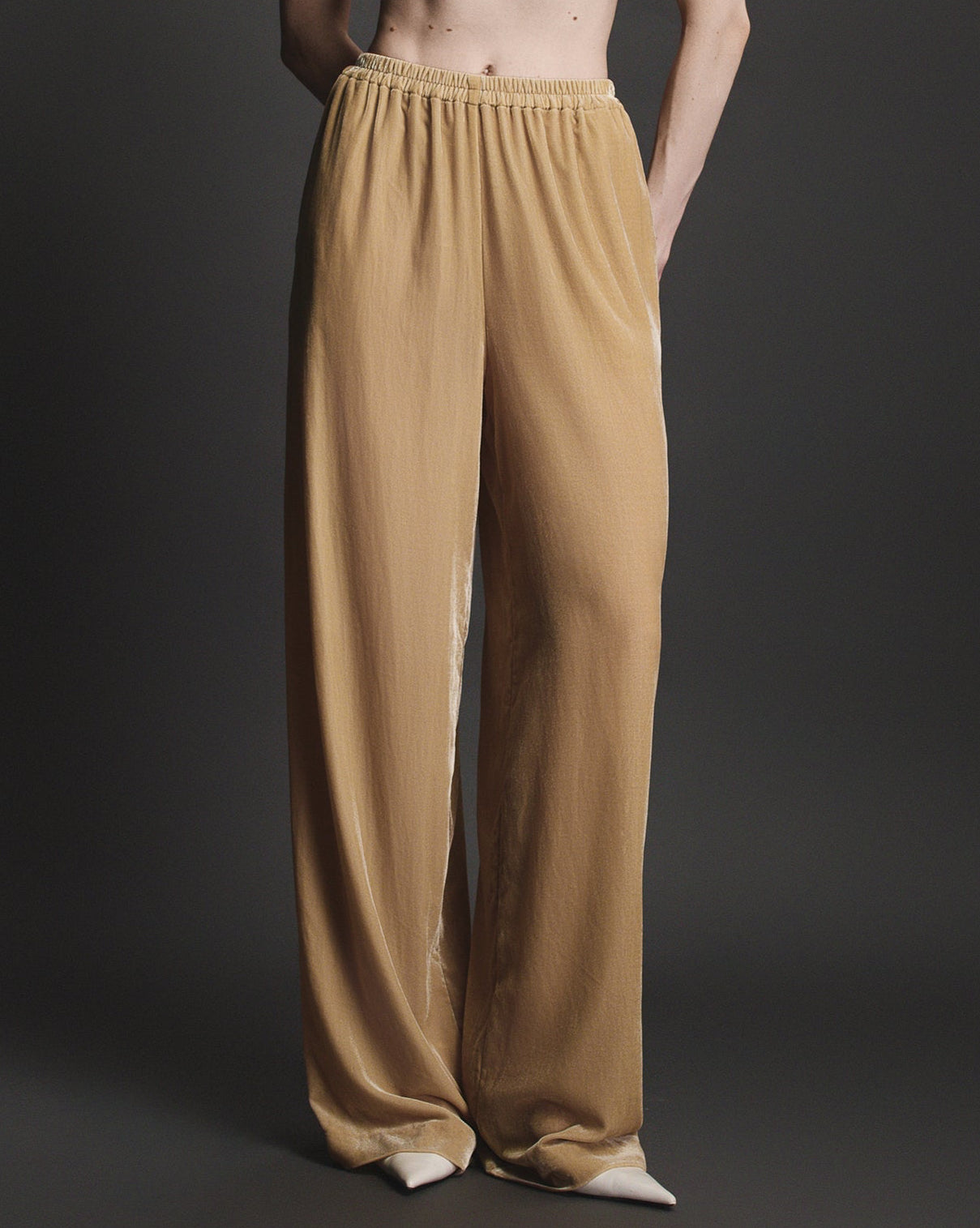 Helia Pants in Honey Beige