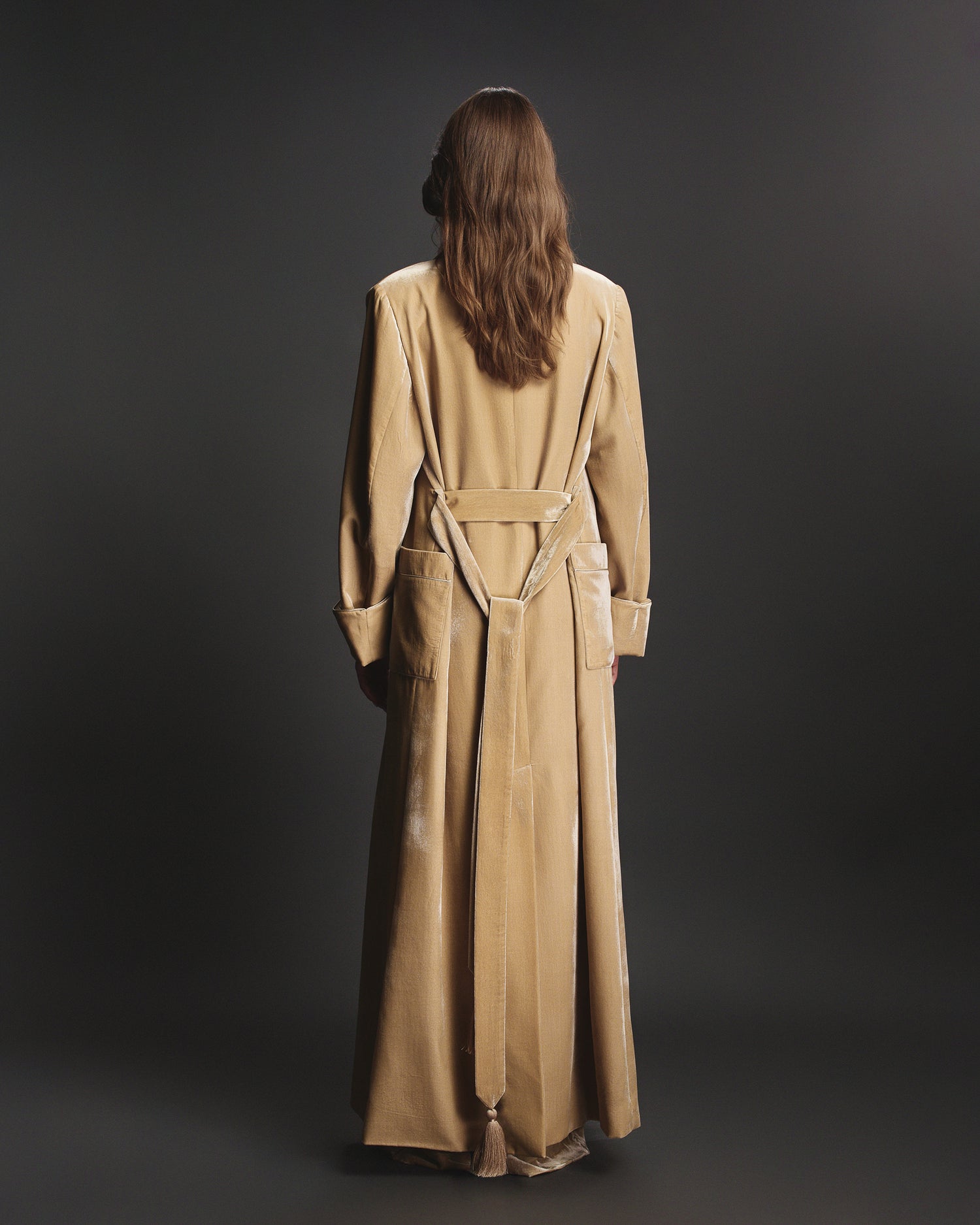 Helia Coat in Honey Beige