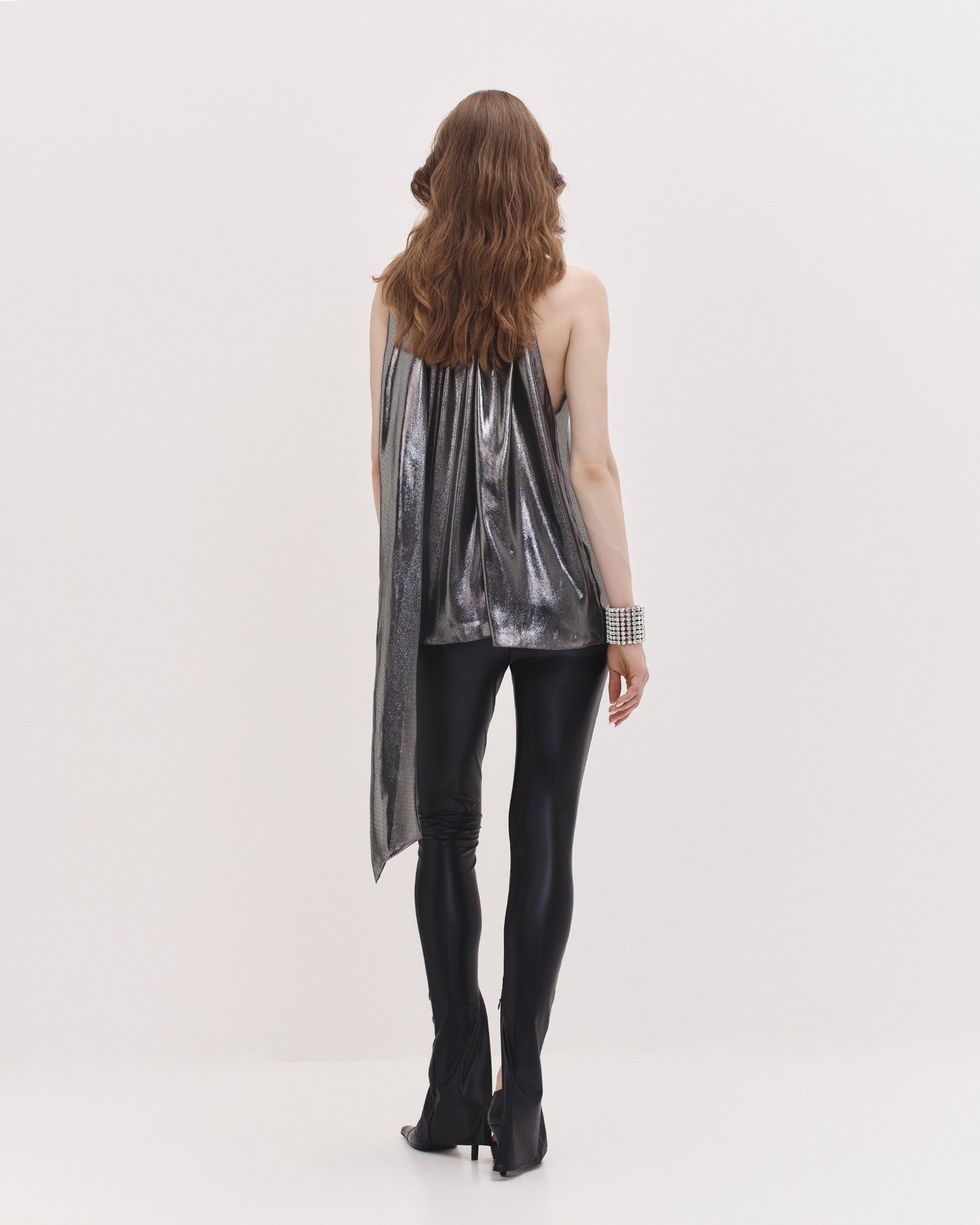 Zephyra Top in Silver