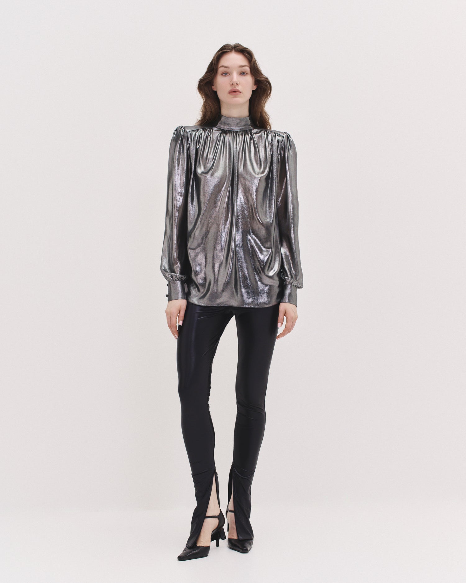 Saphira Top in Silver