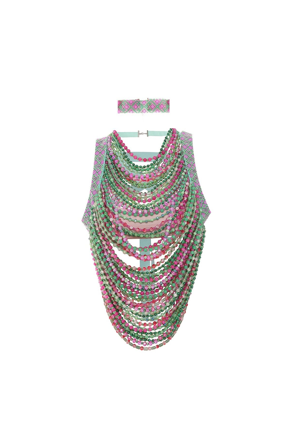 Gerdan Fuchsia & Green Top