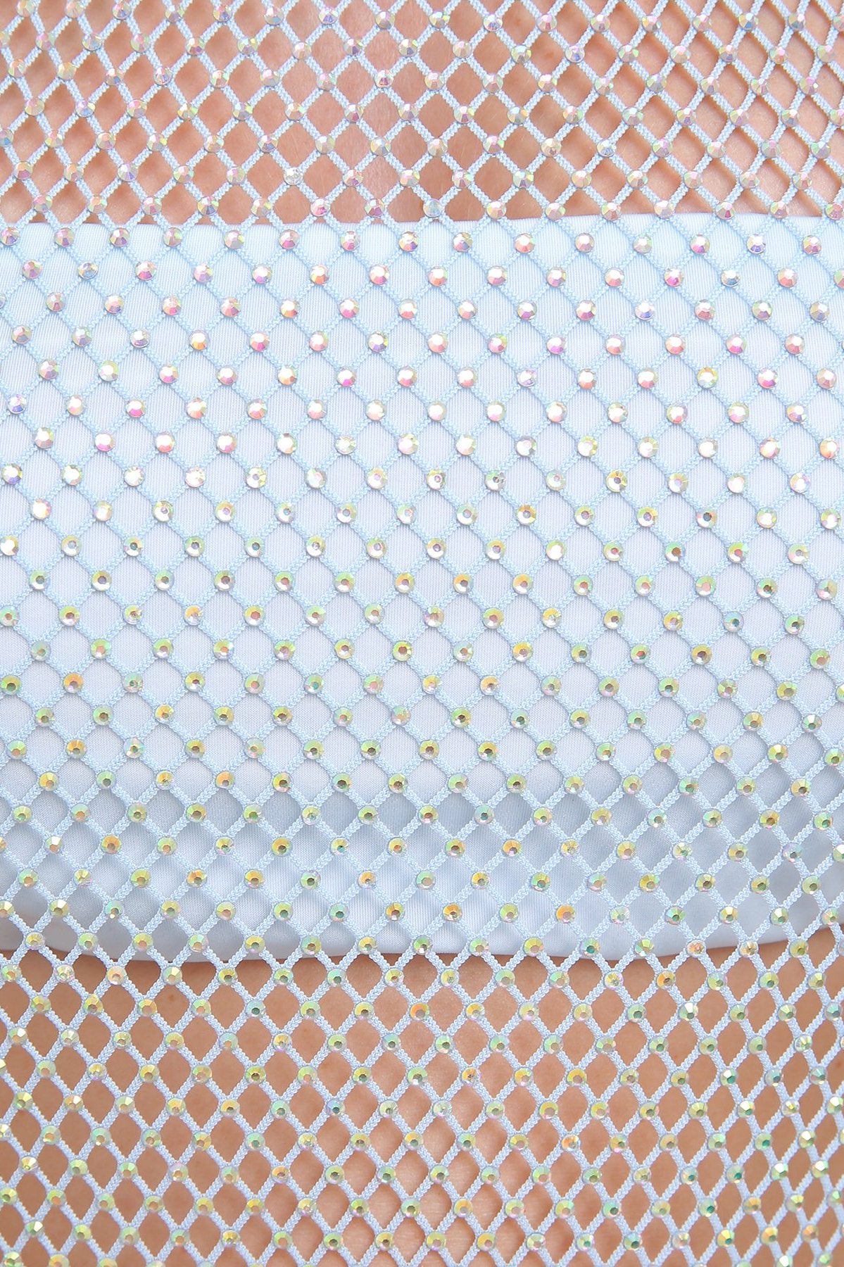 Rosa Blue Mesh Dress