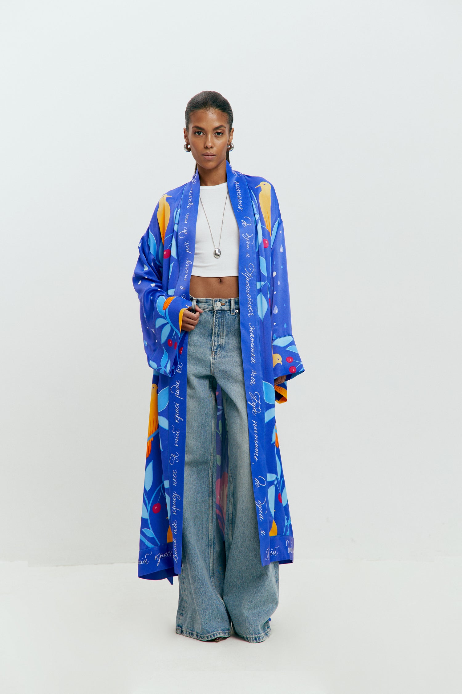 Spring Bloom Robe Dress