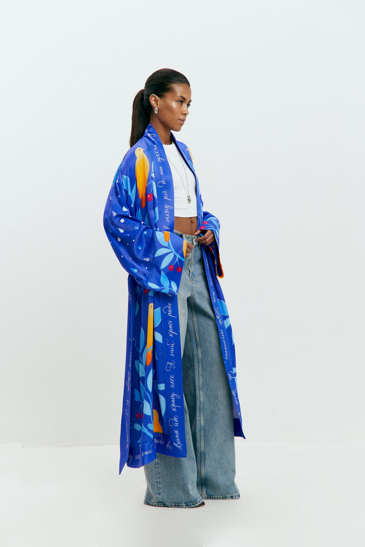 Spring Bloom Robe Dress