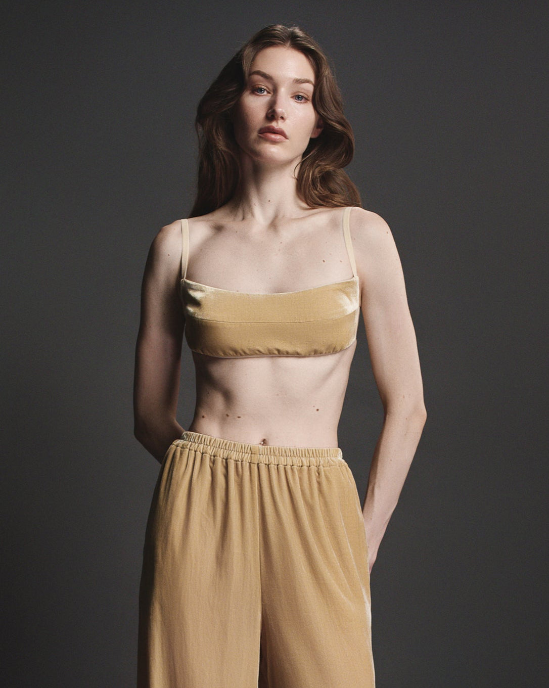Helia Top in Honey Beige