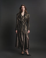 Ophelia Lace Trench in Gold