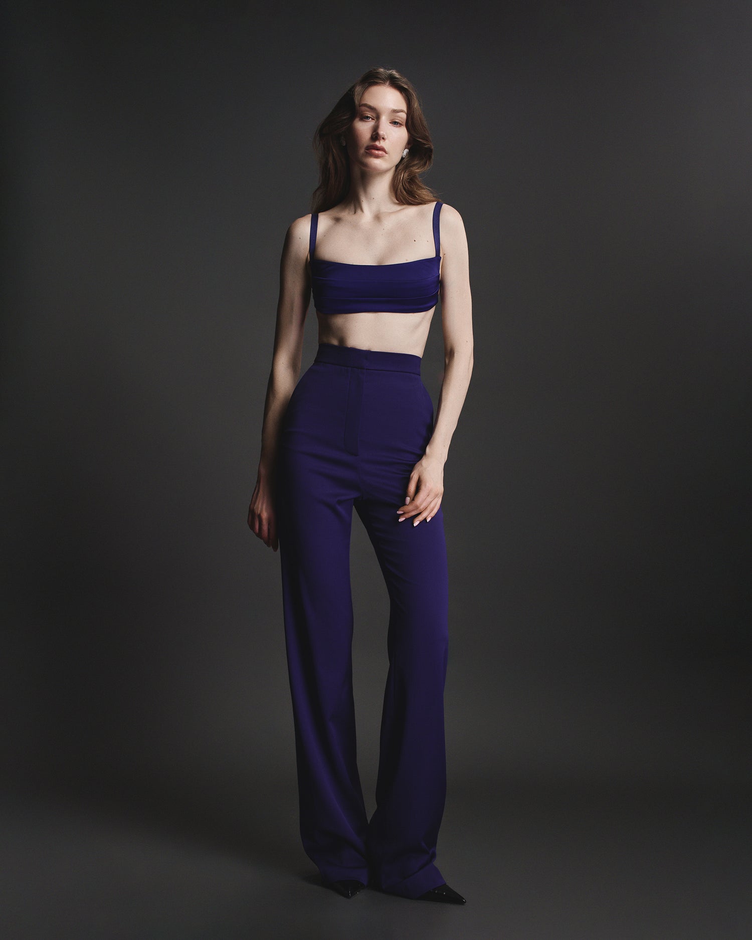 Amara Pants in Deep Violet