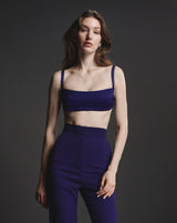 Amara Top in Deep Violet