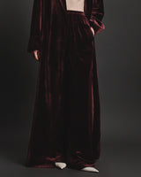 Helia Pants in Deep Garnet