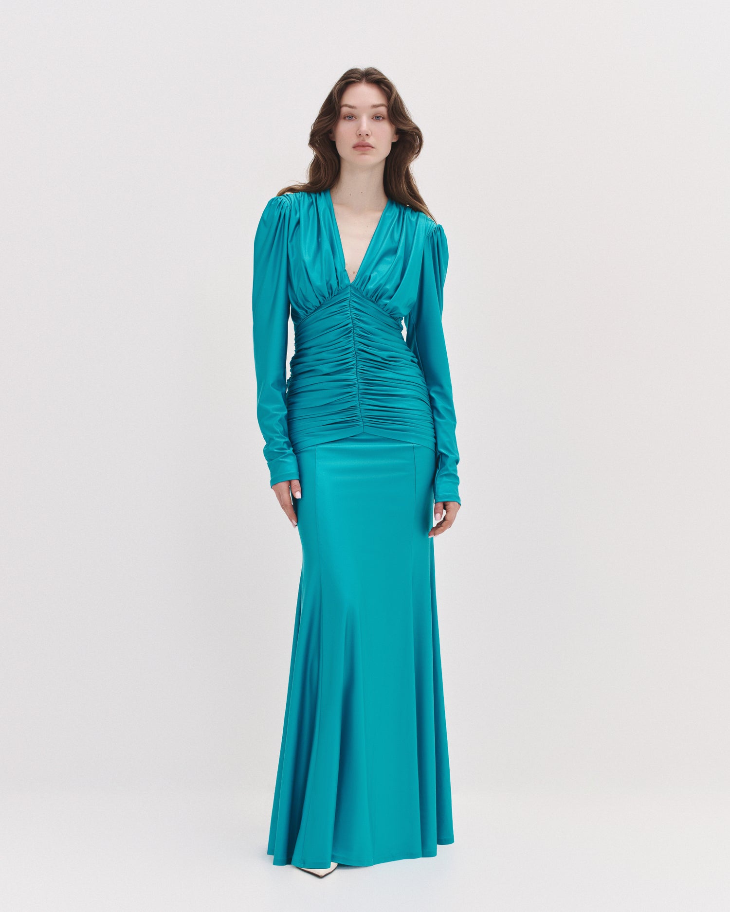 Seren Dress in Turquoise
