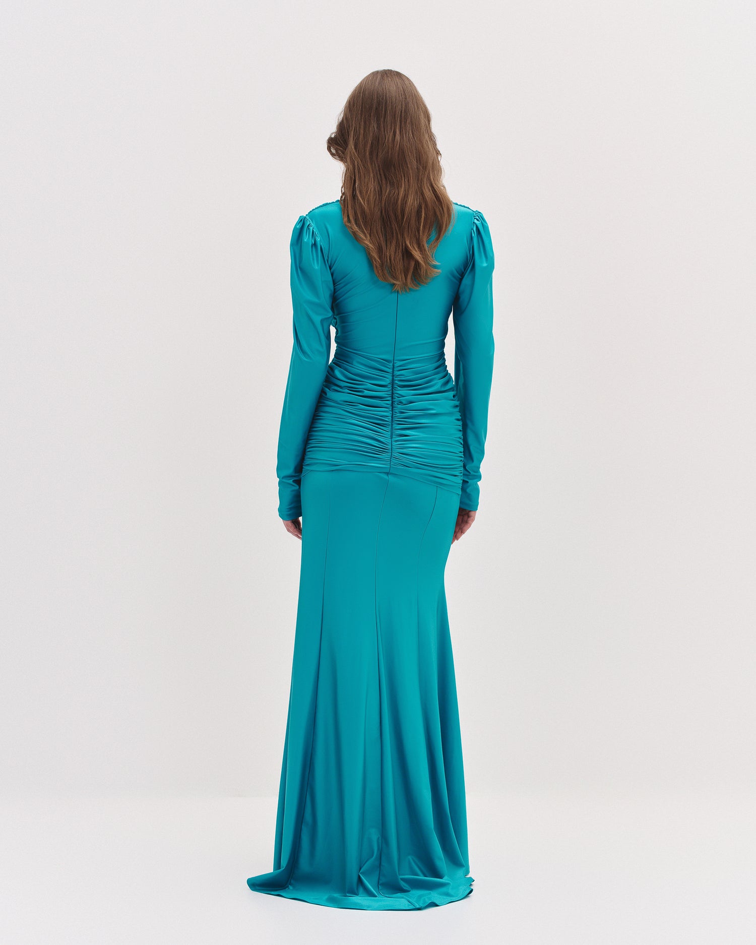 Seren Dress in Turquoise