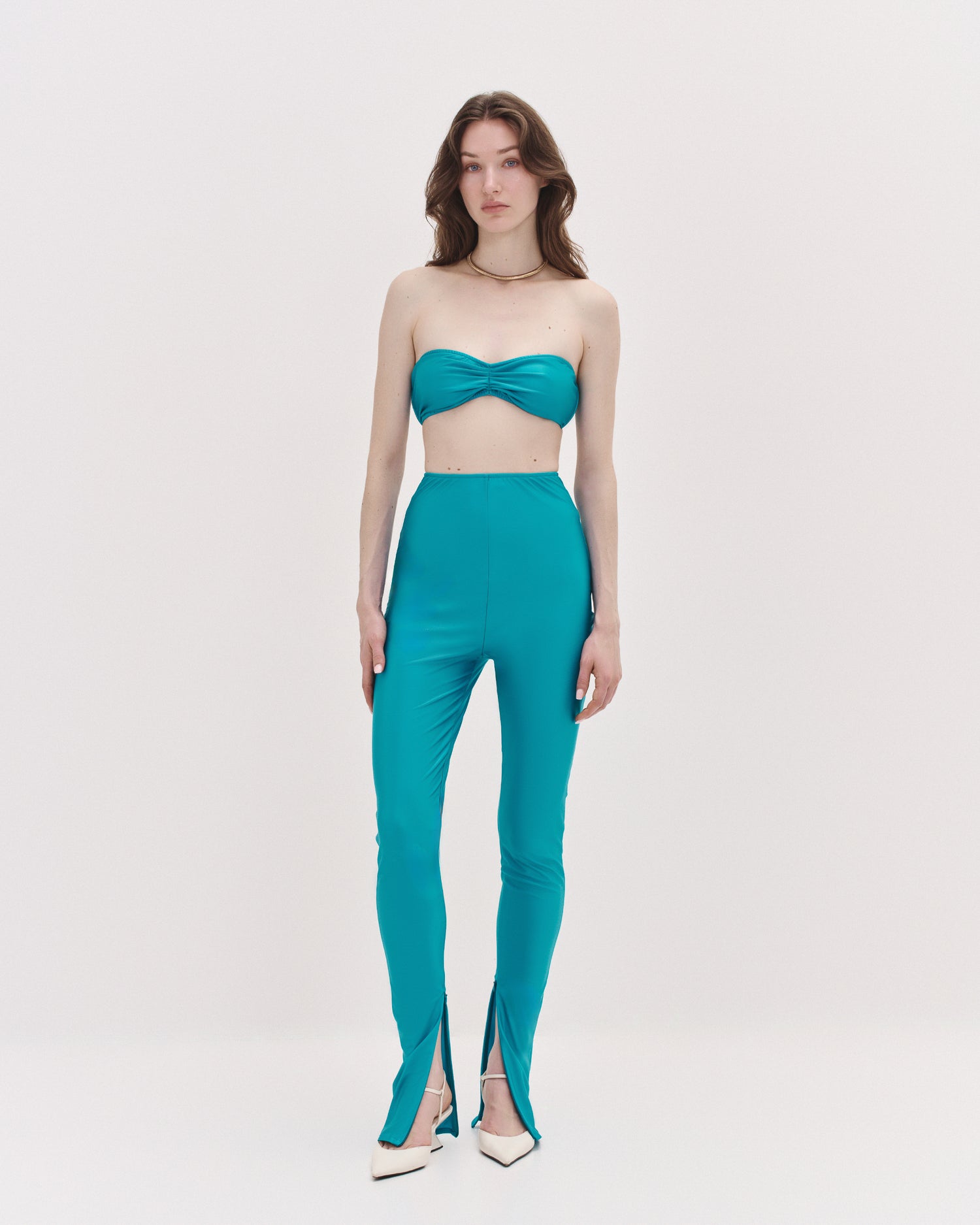 Nira Leggins in Turquoise
