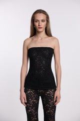 Maria Guipure Corset Top